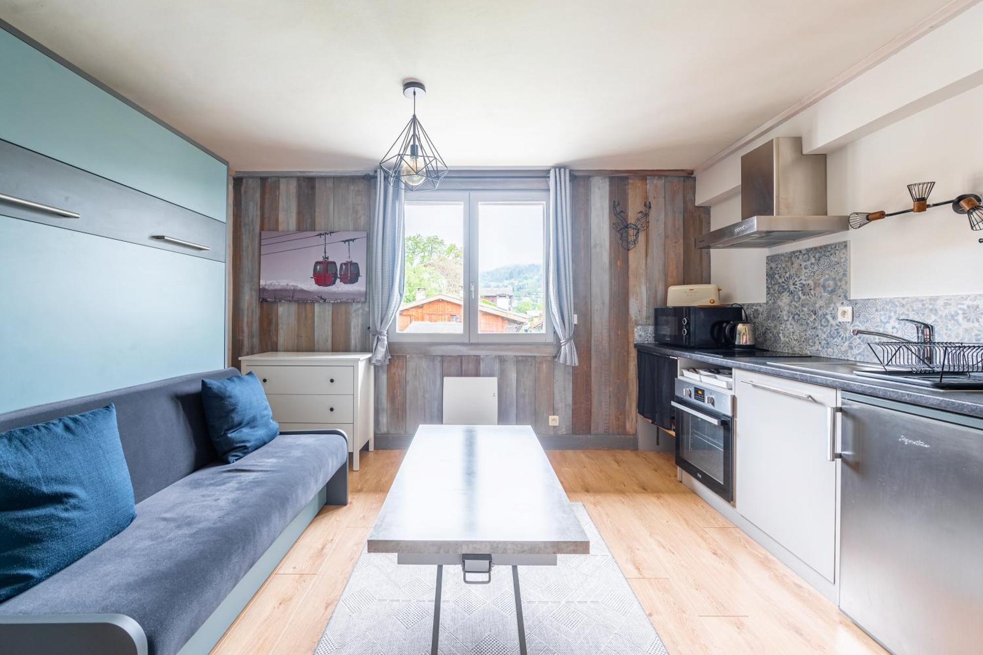 Appartements Vue Mont-Joly A 2 Pas Tramway Mont-Blanc - Studio 1 Piece Saint-Gervais-les-Bains Exterior photo